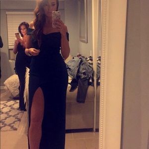 Green of mg the shoulder dress